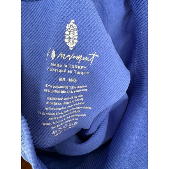 Free People FP Movement Skull and Crossbones Leggings Womens M/L Blue - Picture 5 of 7